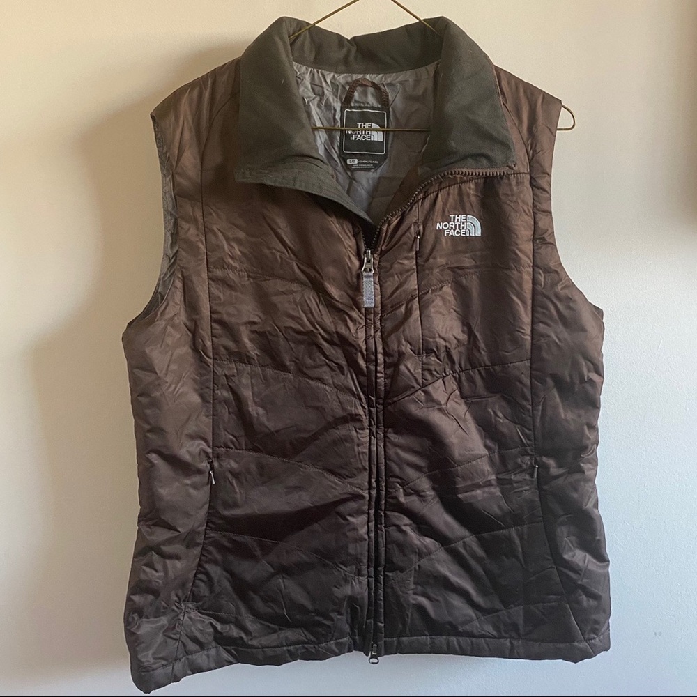 Brown Northface Puffer Vest